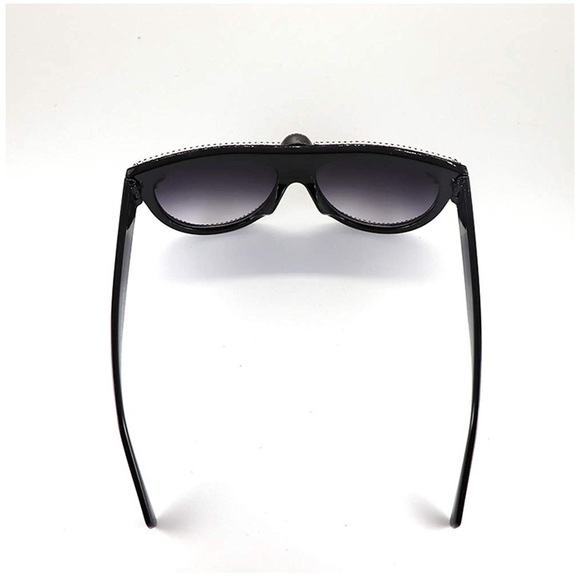 Oversized Skull Black Sunglasses Rhinestone-Unisex main image 5